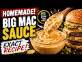 Big Mac Sauce EXACT TASTE Secret Ingredient REVEALED