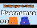 Photon Bolt Tutorial 13 Setting Usernames Easy Network Multiplayer in Unity