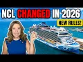 9 Major NCL Changes for 2026 All Cruisers Must Know Before They Sail