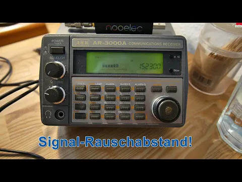 Download MP3 Signal-Rausch-Abstand SNR demonstriert mit Funkscanner AOR AR-3000A ► Youloop Antenne ► Kurzwelle