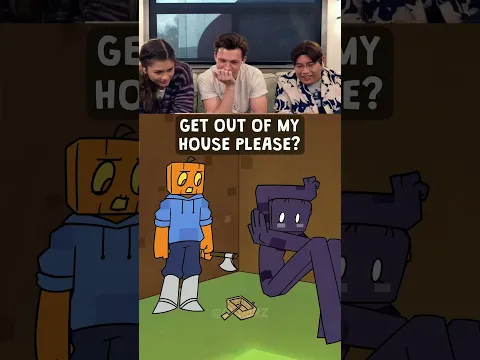 Tom Holland reaction to the funny animated video #fyp #viralvideo #animated #funny
