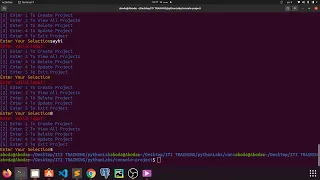 PYTHON CRUD CONSOLE PROJECT