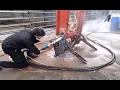 Blasting a loader using the Applied Aquablaster Xtreme 100 Blasting Machine - https appliedpi com
