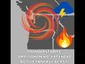 Pacific NW Weather Thunderstorms Dry Lightning Active Fantasy 4cast