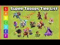 Super Troops Tier List Clash of Clans