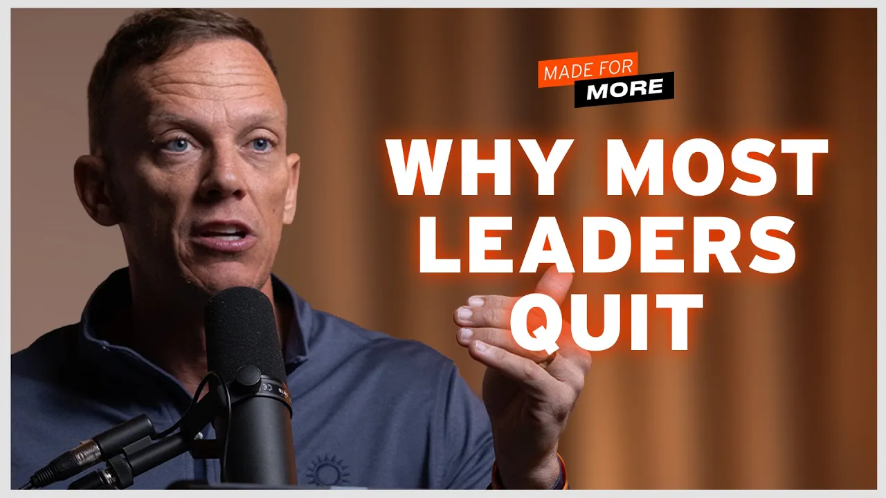 Why Most Leaders Quit (And How to Stay Committed) | Aaron Burke