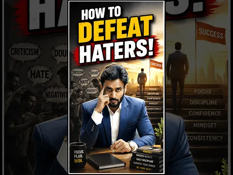 How to Defeat Haters! #struggletosuccess  #inspiration #tatvam