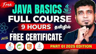 Free Certified Java Programming Course for Beginners 8 Hour Java Tutorial 2025 Edition Part 01