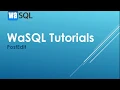 WaSQL PostEdit