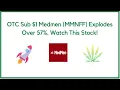 OTC Sub 1 Medmen MMNFF Explodes Over 57 Watch This Stock