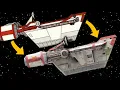 I redesigned some GOOFY Star Wars ships CR20 and Y-4