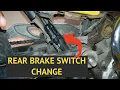 Lagu How to change rear brake switch of motorcycle | brake light not working | brake switch replacement