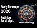 Horoscoopvoorspellingen voor 2026 | Jaarlijkse voorspelling | Vedische astrologie