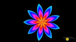 Make a cool flower design using python turtle
