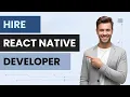 Hire React Native App Developers React Native Developers The App Ideas