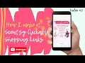 How I make my Scentsy Clickable Party Shopping Link using Canva