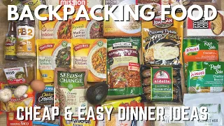 GROCERY STORE BACKPACKING FOOD Cheap Easy Dinner Ideas