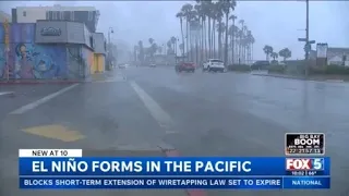 NOAA issues El Nino advisory predicts most significant impacts on San Diego this winter
