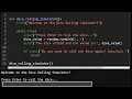 PYTHON Dice Rolling Simulator GAME