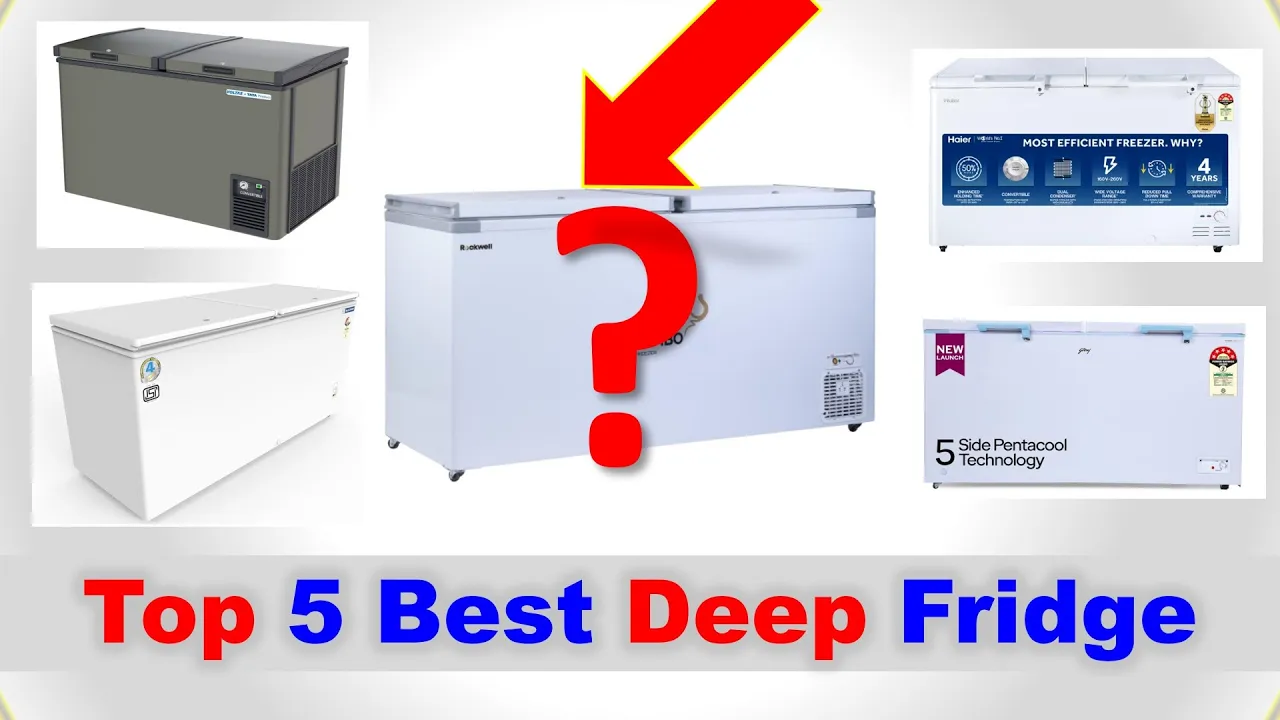 Top 5 Best Deep Fridge in India 2025 ⚡ Deep Freezer Price List ⚡ डीप फ्रीजर ⚡