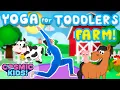 Download Lagu Op De Boerderij 🐷🐮🐔 | Yoga voor peuters | Yoga-tijd! - Kosmische kinderen