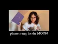 setting up my lunar logbook planner for 2026