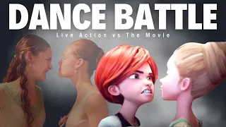 the dance battle from leap ballerina movie live action vs animation 