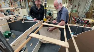 Sam helps me to explain my boat