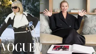 cameron diaz breaks down 14 looks from the holiday to back in action life in looks vogue