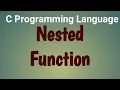 Nested Function in C language