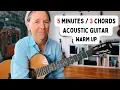 Lagu 5 minutes / 3 chords - Acoustic Guitar warm up!