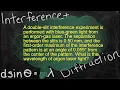 Physics Interference and Diffraction Problem Solver - double slit