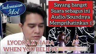 Download Guru Vocal Komentari LYODRA X TIARA - WHEN YOU BELIEVE MISS INDONESIA 2020 (Reaction) MP3