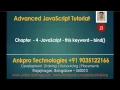 Advanced JavaScript - Chapter 4