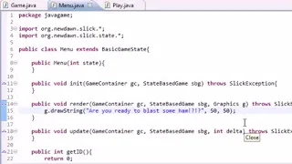 Java Game Development with Slick 8 Shapes Text and Title