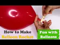 Balloon Rocket Amazing Experiment with Balloon and Straw Balloon Fun Balloon Game