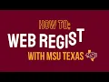 How To Complete Web Registration