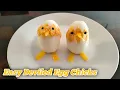 Easy Deviled Egg Chicks how to make cute Deviled Egg recipe