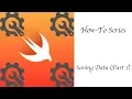 Saving Data using user defaults Part 1 - Swift 4