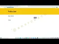 Todo List Make a todo list using Javascript Learn basic