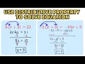 Solve Equations Involving Distributive Property Part 1