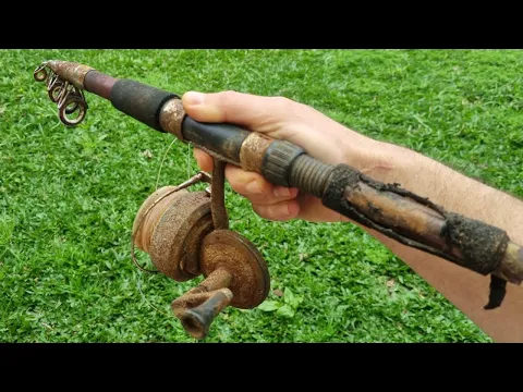 antique fishing poles Vintage Reel and Solid Glass Rod. Montgomery Ward No. 69 6310 Sports Trading Post Collecting Antique and Vintage Fishing