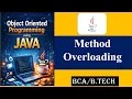 Introduction to Method Overloading Java Programming BCA
