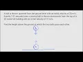 Vertical Projectile Motion When 2 Balls Pass Each Other in the Air Step-by-Step Solution
