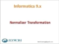 Informatica Training Normalizer Transformation