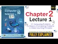 Class 10 Computer Science Chapter 2 Lecture 1 Topics 2 1 2 2 2 3 Explained