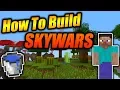 How To Build A SkyWars Map In Minecraft - Minecraft Java Simple Easy Tutorial 2018