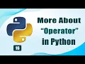 More Operators in Python Explained Python Tutorials for Absolute Beginners in Hindi Webroj