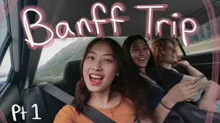 BANFF VLOG PT 1 Journey On The Road - sightseeing grocery shopping exploring airbnb
