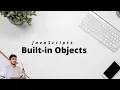 JavaScript Built-in Objects HTML Web Programming